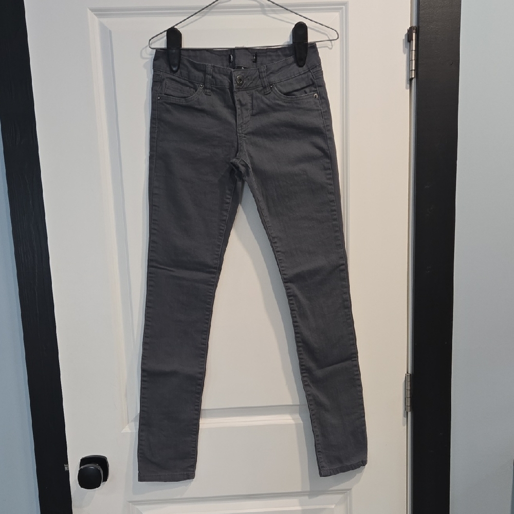 London Gray Low Rise Skinny Jeans